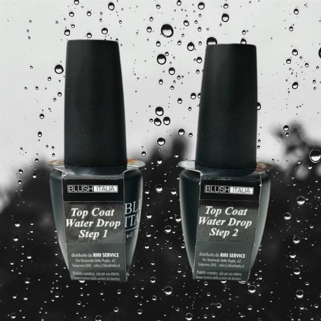 KIT Top coat Water Drop Step 1 e Step 2 no wipe
