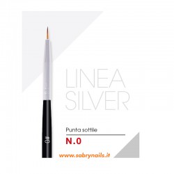 Pennello punta sottile liner Nr 0 - Linea Silver