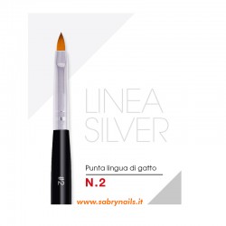 Pennello a lingua di gatto Nr 2 - Linea Silver