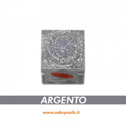 POLVERE GLITTER UNGHIE - COLORE ARGENTO