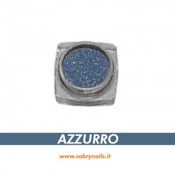 POLVERE GLITTER UNGHIE - COLORE AZZURRO