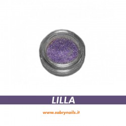 POLVERE GLITTER UNGHIE - COLORE LILLA