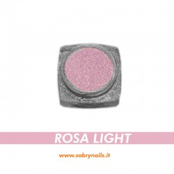 POLVERE GLITTER UNGHIE - COLORE ROSA LIGHT