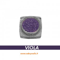 POLVERE GLITTER UNGHIE - COLORE VIOLA