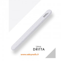 LIMA ALTA ABRASIVITÀ DRITTA - grit 100/180 - Double Face