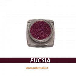 POLVERE GLITTER UNGHIE - COLORE FUCSIA